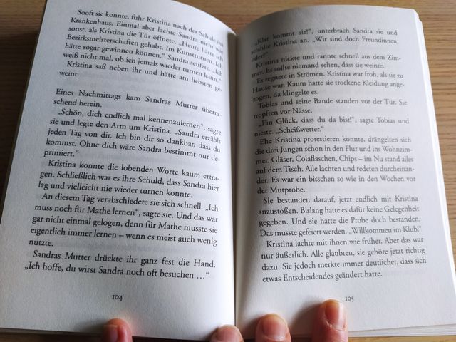 Libro en alemán die Mutprobe