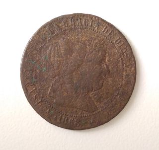 2 ½ Céntimos de Escudo Isabel II 1868