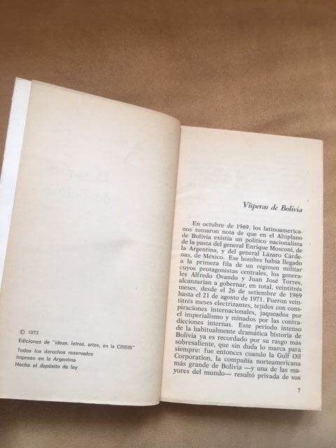Libro "EL SAQUEO DE BOLIVIA"