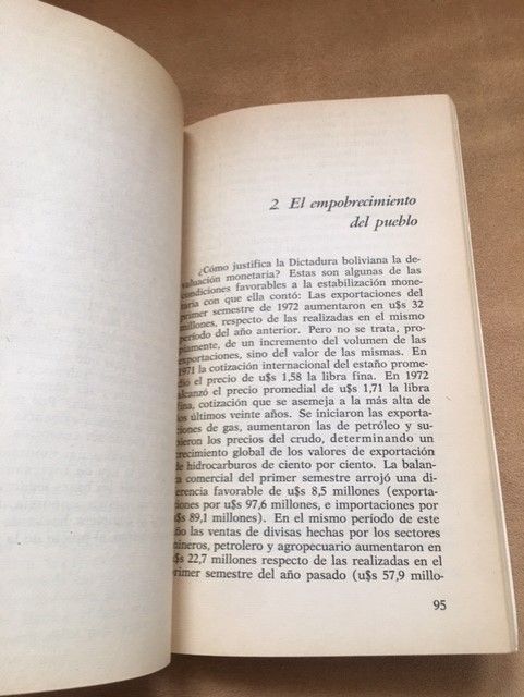 Libro "EL SAQUEO DE BOLIVIA"