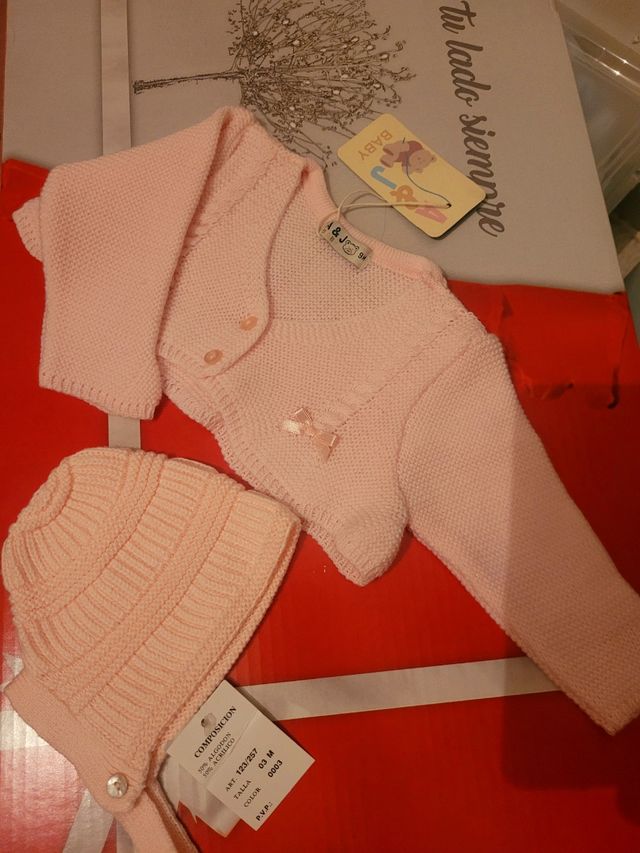 Rebequita y gorro bebe