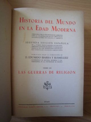 HISTORIA DEL MUNDO EN LA EDAD MODERNA SOPENA 4