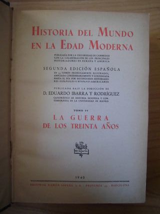 HISTORIA DEL MUNDO EN LA EDAD MODERNA SOPENA 4