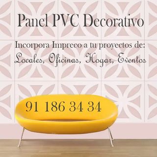 Panel Decorativo PVC o metacrilado