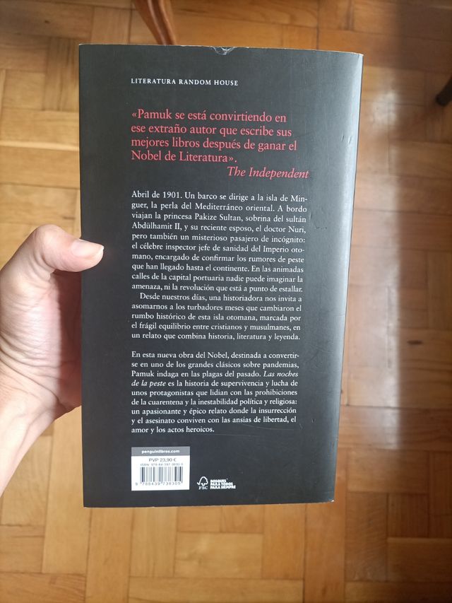 Libro "Las noches de la peste"