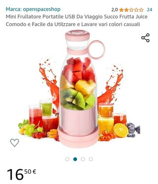 Mini frullatore portatile USB.