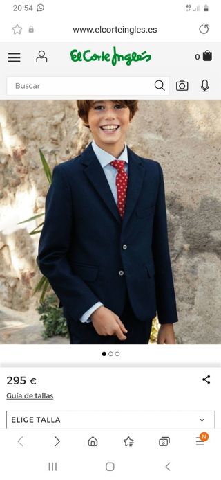 Traje Comunión Niño 8 9 años