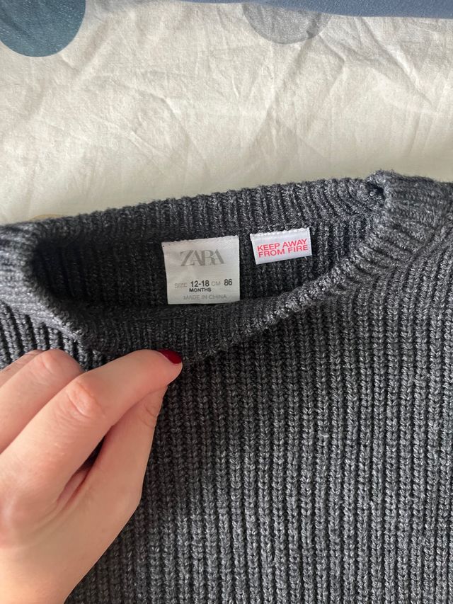 jersey bebé 18 meses zara