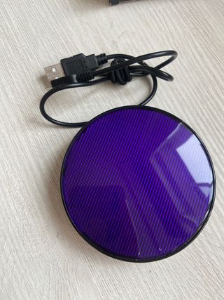 bateria externa con espejo de maquillaje