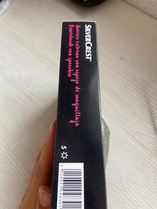 bateria externa con espejo de maquillaje