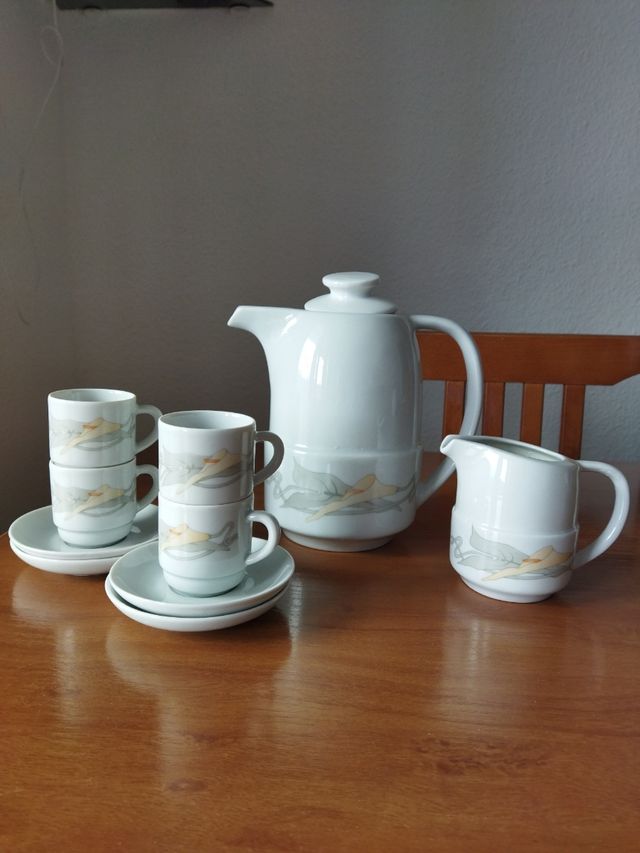 JUEGO TAZAS DE PORCELANA