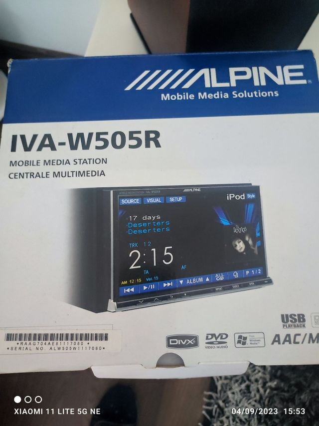 Pantalla multimedia Alpine IVA-W505R