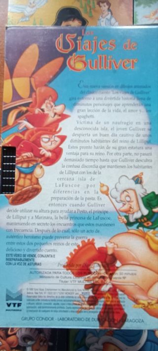 Películas infantiles en VHS