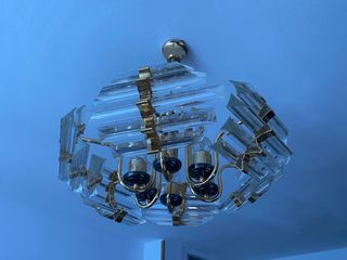 Lampara de cristal años 90