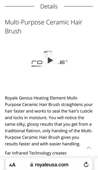 Cepillo moldeador cerámico