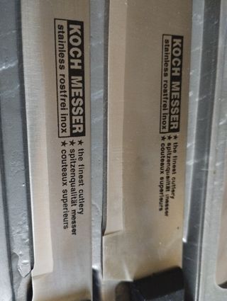 Maletín juego de cuchillos