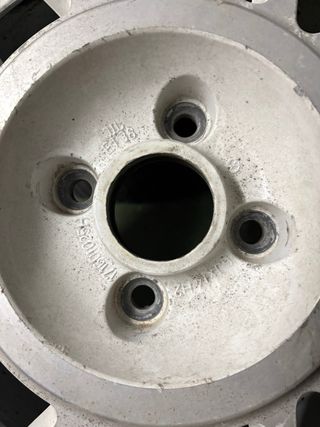 2 llantas 14" golf mki cabrio snowflakes