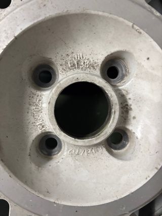 2 llantas 14" golf mki cabrio snowflakes