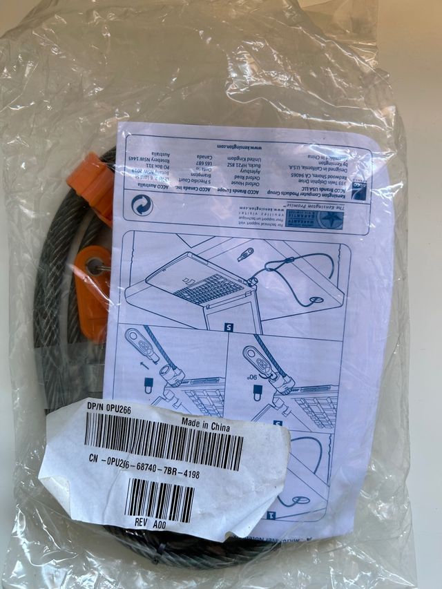 Cavo di sicurezza Kensington PC / Laptop nuovo