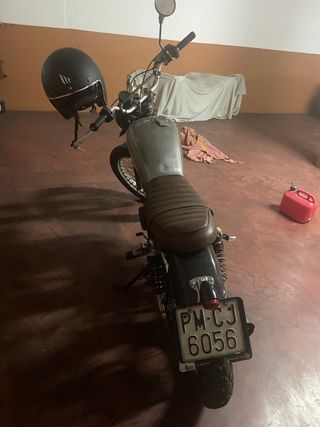 moto scrambler yamaha sr 250cc