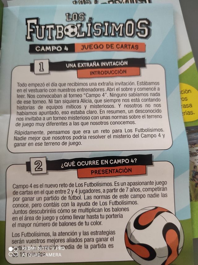 Los Futbolísimos. Juego de cartas