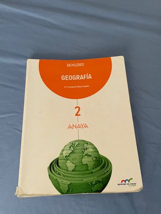 Libro Geografia Bachillerato