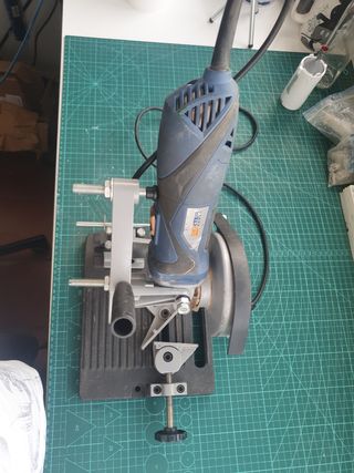 amoladora d115 con ingletadora