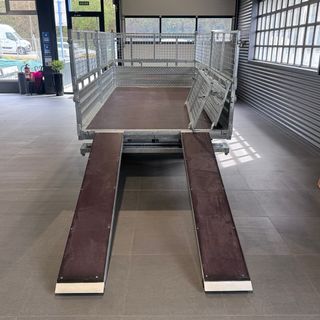 remolque dos ejes+Jardineria+servicios