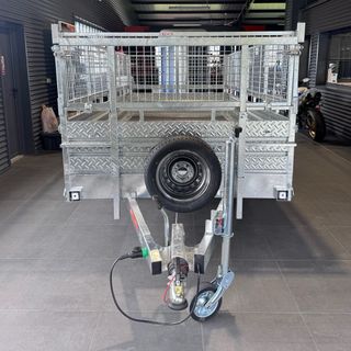 remolque dos ejes+Jardineria+servicios