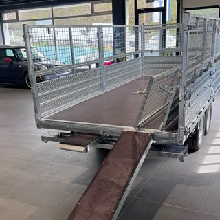 remolque dos ejes+Jardineria+servicios