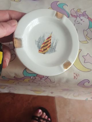 cenicero de ceramica