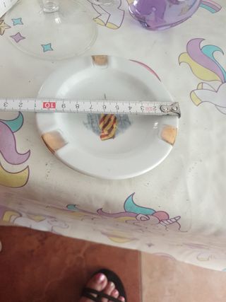 cenicero de ceramica