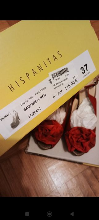 Zapatos tacón rojos