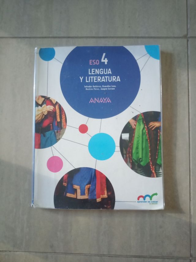 Libro Lengua y Literatura. 4.ESO