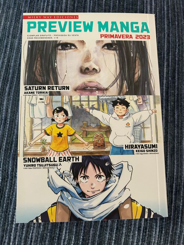 Libro Preview Manga Primavera 2023