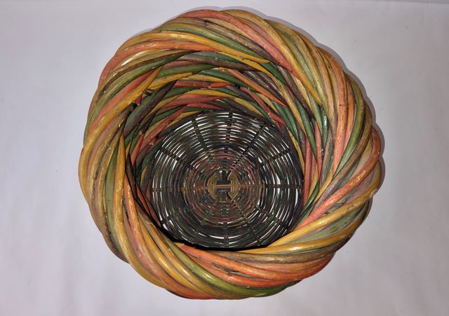 Cesto in Giunco-rattan-vimini (Cesta,Panier)