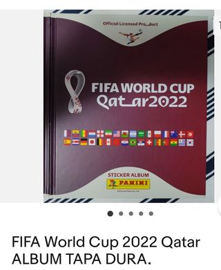 Vendo Álbum Tapa Dura Mundial Qatar 2022