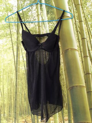 Vestido corto Lencería