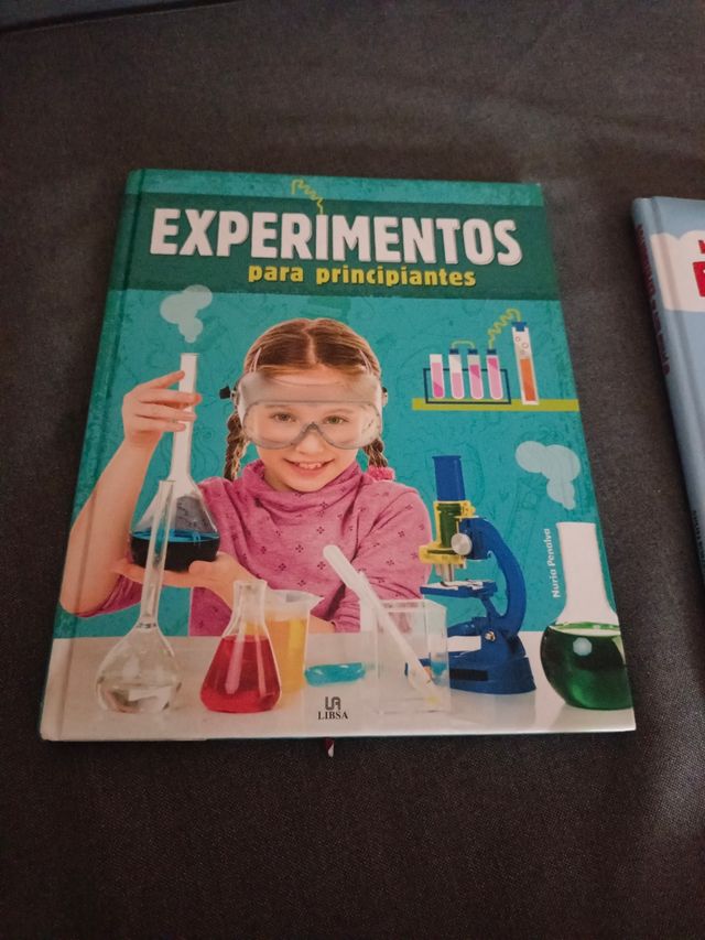 2 Libros Experimentos infantiles