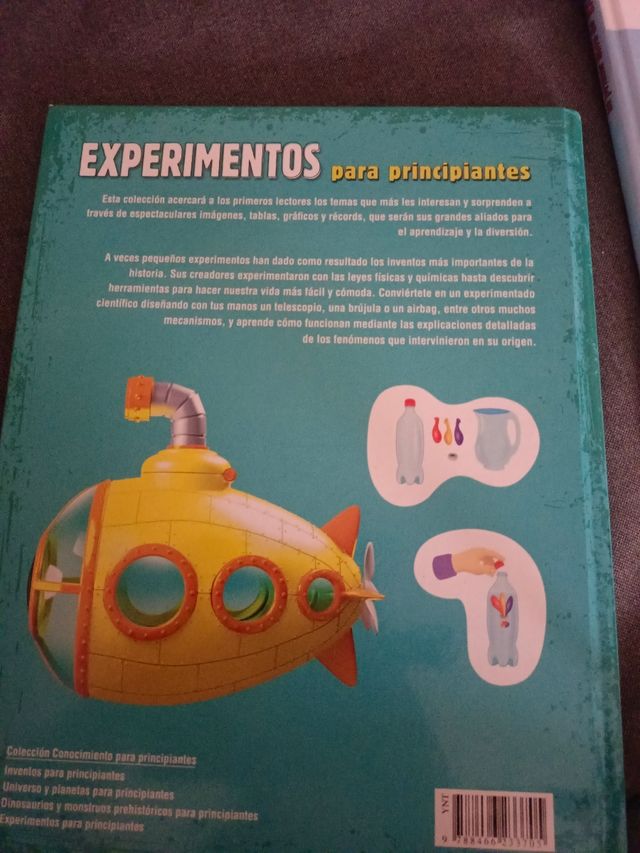 2 Libros Experimentos infantiles