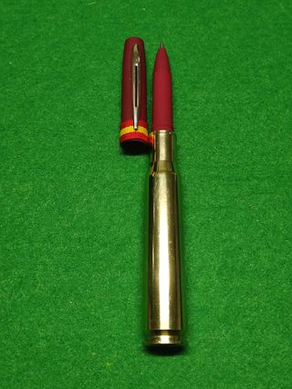 BOLÍGRAFO MILITAR GRAN LUJO. ROJO