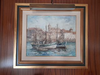 Obra original, oleo sobre lienzo (marinas)