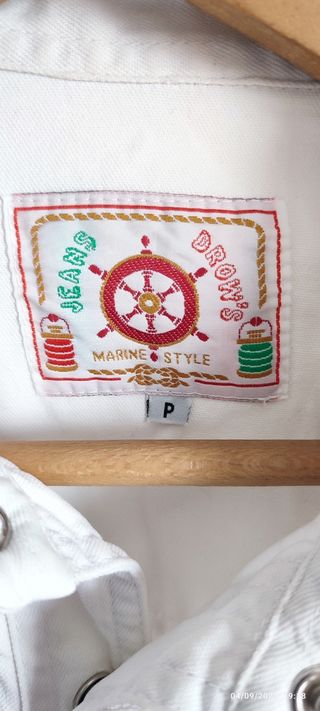 Camisa vaquera unisex talla P