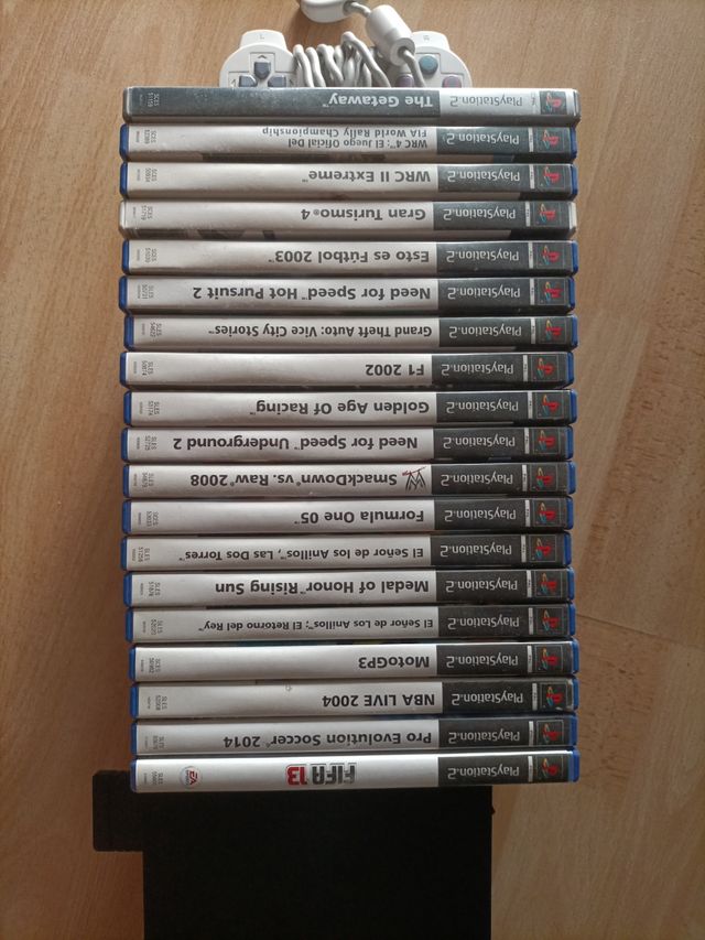 PS2 + 19 juegos