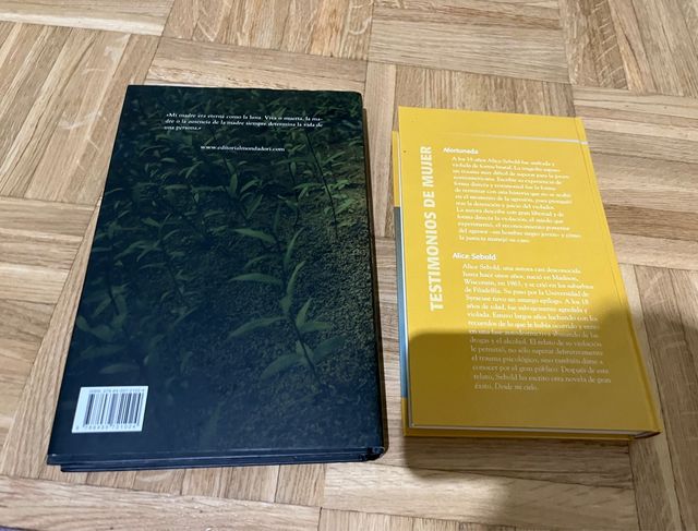 Libros Casi la luna y Afortunada