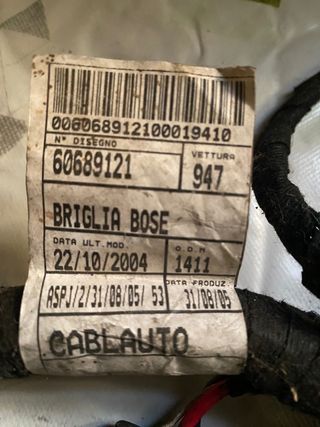 etapa de potencia Bose alfa romeo