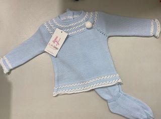 Conjunto Juliana azul 6 meses
