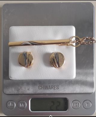 Set gemelos pisacorbatas Artesader