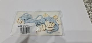 Collar Zula - Crochet azul claro