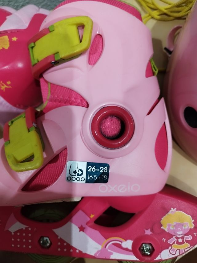 Lote completo patines niña talla 26-28